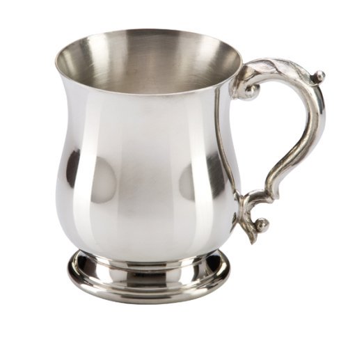 The Georgian English Pewter Tankard 120mm 1pt PP1073