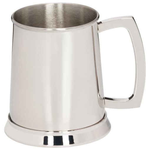 The Brannigan Polished Steel Tankard 1pnt 125mm PP15188A