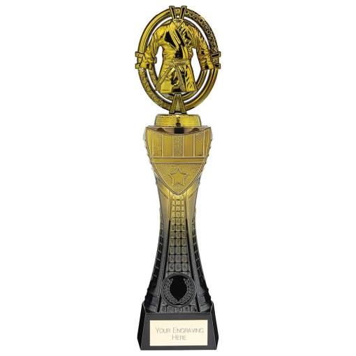 Maverick Heavyweight Martial Arts Award Black & Gold 290mm PV24115C