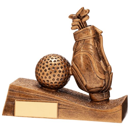 Horizon Golf  Bag Resin Award Gold 115mm RF22197A