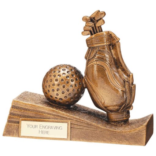 Horizon Golf  Bag Resin Award Gold 135mm RF22197B
