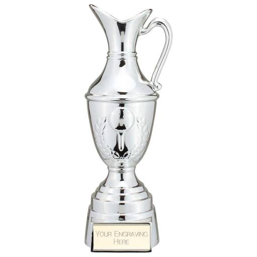 Claret Jug Golf Resin Vacuum Plated Silver 220mm RF24014B