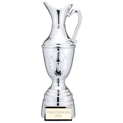 Claret Jug Golf Resin Vacuum Plated Silver 250mm RF24014C