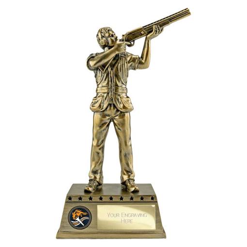 The Classic Shooting Award Metallic Antique Gold 240mm RF26048B