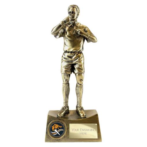 The Classic Referee Award Metallic Antique Gold 225mm RF26049A