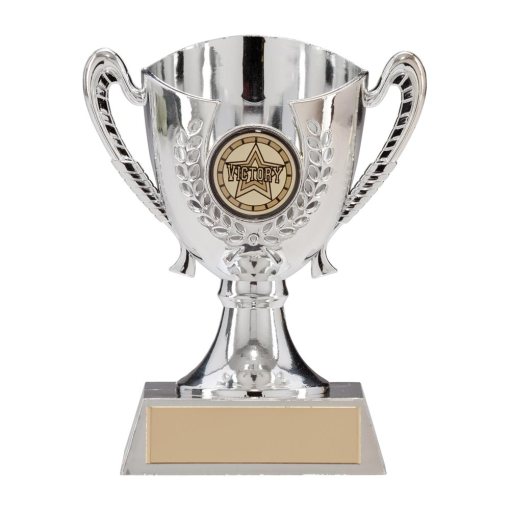 Serenity Plastic Silver Cup Silver 120mm TR17305A