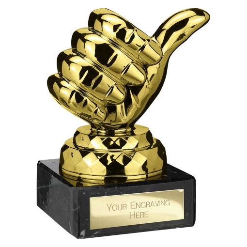 Thumbs Up Trophy Gold 125mm TR25528A