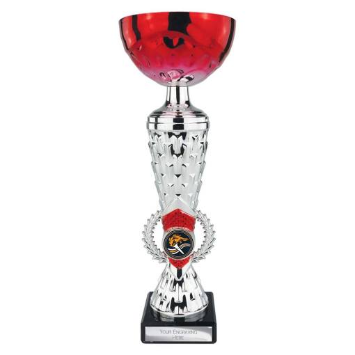 Energy Trophy Red & Silver 275mm TR26214B