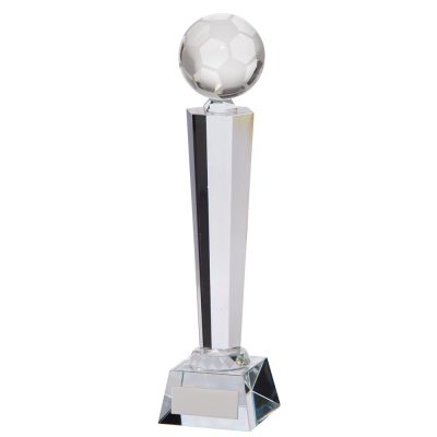Interceptor Football Crystal Award 280mm CR17117C