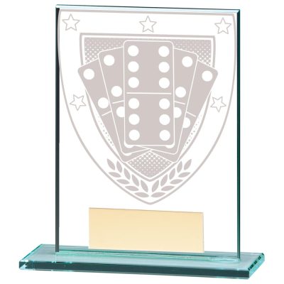 Millennium Dominoes Jade Glass Award 110mm CR20374A