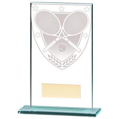 Millennium Tennis Jade Glass Award 140mm CR20394C
