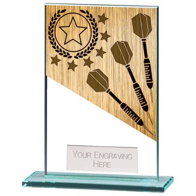 Mustang Darts Jade Glass Award 125mm CR22208C