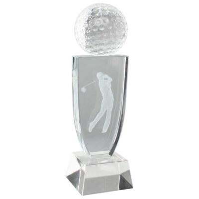 Reflex Golf Crystal Award 210mm CR24174B