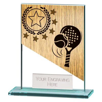 Mustang Padel Jade Glass Award 110mm CR25146B