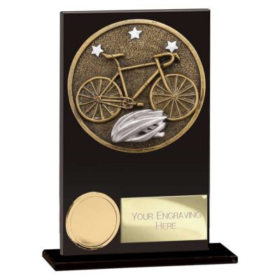 Ikon Hero Cycling Glass Award Jet Black 125mm CR25644A