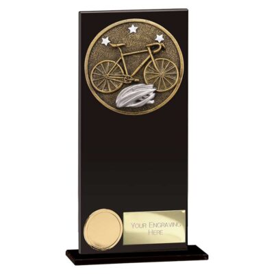 Ikon Hero Cycling Glass Award Jet Black 180mm CR25644D