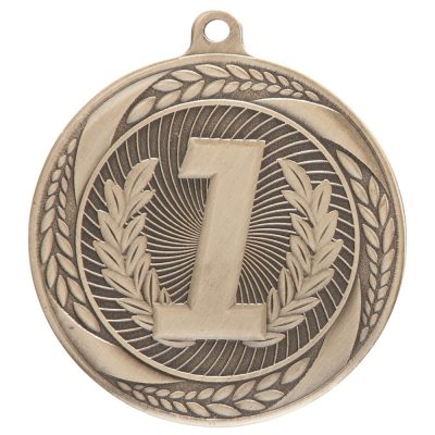 Typhoon 1st Place Medal Antique Gold 55mm MM20452G