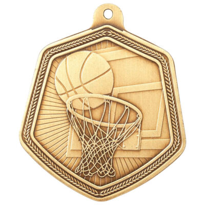 Falcon Basketball Medal Gold 65mm MM22088G