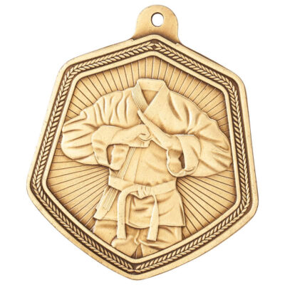 Falcon Martial Arts Medal Gold 65mm MM22094G