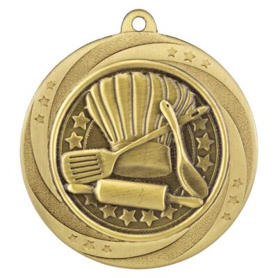 Superstar Culinary Medal Gold 60mm MM25042G