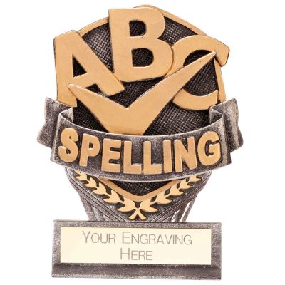Falcon School Spelling Award 105mm PA22077A