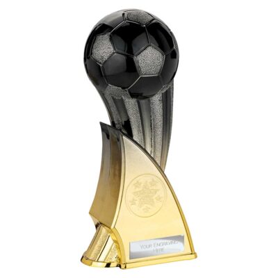 The Firestorm Football Heavyweight Carbon Black to Gold 160mm PA25001A