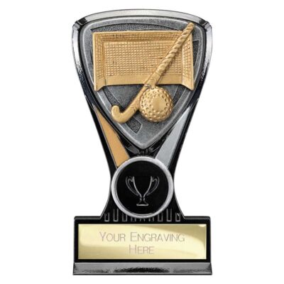 Wolverine Plaque Hockey Carbon Black & Fusion Gold 130mm PA25019A