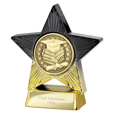 Superstar Graduation Award Black & Gold 110mm PA25061A