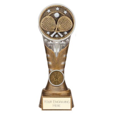 Ikon Tower Padel Award Antique Silver & Gold 200mm PA25227D