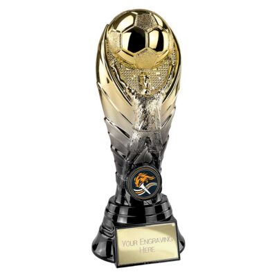 The Winning Goal Football Heavyweight Gold & Carbon Black 190mm PA26095A