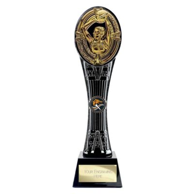 Maverick Extreme Tower Netball Award Black & Fusion Gold 290mm PA26521B
