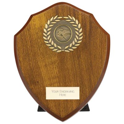 Reward Wreath Shield Walnut 175mm PL24566D
