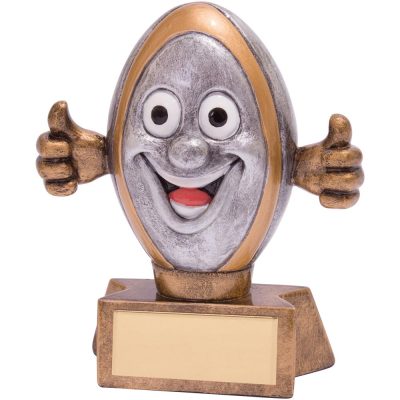 Smiler Rugby Award 95mm RF18078A