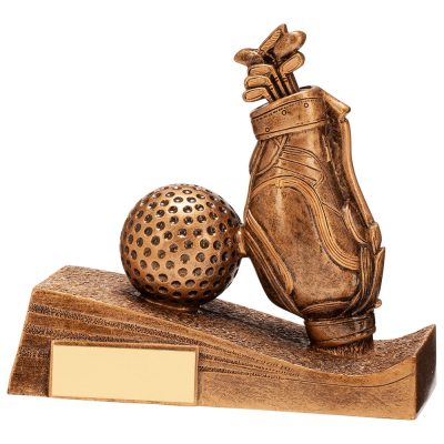 Horizon Golf  Bag Resin Award Gold 115mm RF22197A