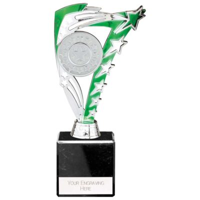 Frenzy Multisport Trophy Silver & Green 215mm TR24613C