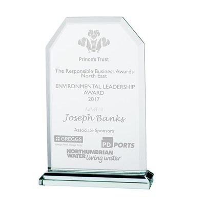 Executive Jade Glass Award 135mm CR0143B
