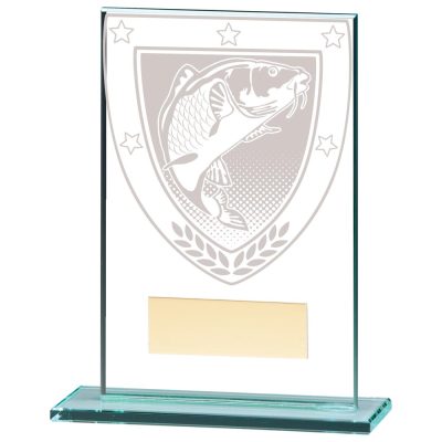 Millennium Fishing Jade Glass Award 125mm CR20376B