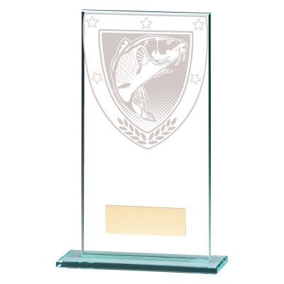 Millennium Fishing Jade Glass Award 160mm CR20376D