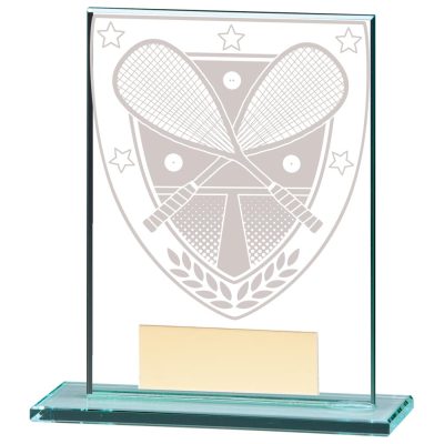 Millennium Squash Jade Glass Award 110mm CR20391A
