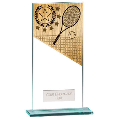 Mustang Tennis Jade Glass Award 180mm CR22219F