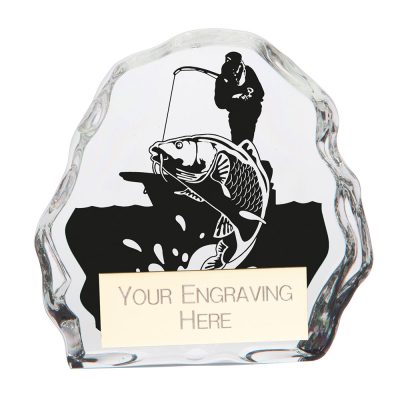 Mystique Fishing Glass Award 75mm CR22244A