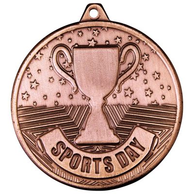 Cascade Sports Day Iron Medal Antique Bronze 50mm MM19166B