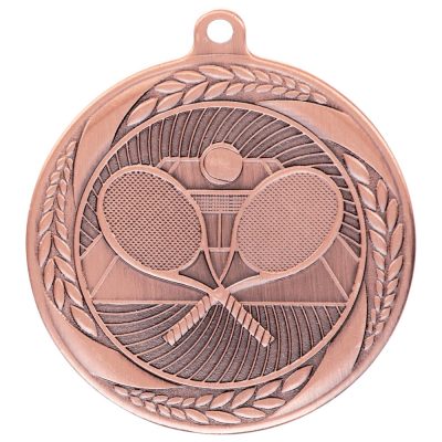 Typhoon Tennis Medal Bronze 55mm MM20441B