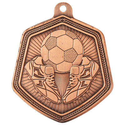 Falcon Football Medal Bronze 65mm MM22103B