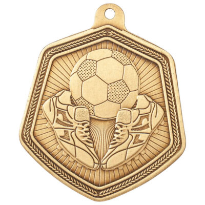 Falcon Football Medal Gold 65mm MM22103G