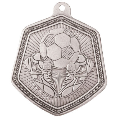 Falcon Football Medal Silver 65mm MM22103S