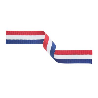 Medal Ribbon Red White & Blue 395x22mm MR2