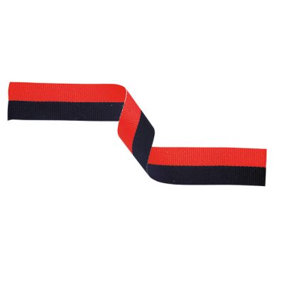 Medal Ribbon Black & Red 395x22mm MR33