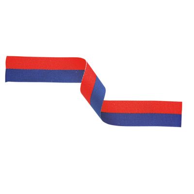 Medal Ribbon Blue & Red 395x22mm MR34