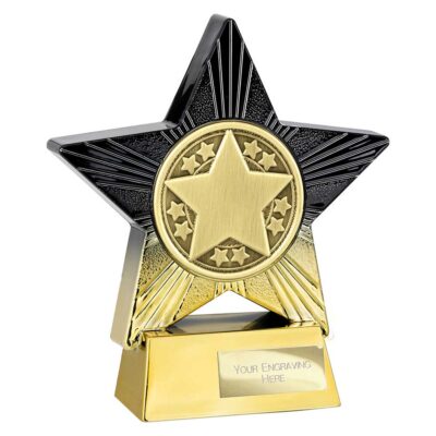Superstar Achievement Award Black & Gold 140mm PA25494B
